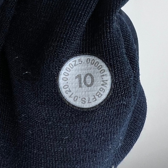 Lululemon Wunder Train High Rise Navy Blue Crop Tights Leggings 10 21” - Picture 4 of 4